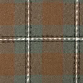 Irvine Weathered Heavy Weight Tartan Fabric-Front