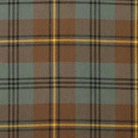 Johnstone Weathered Heavy Weight Tartan Fabric-Front