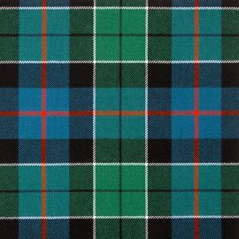 Leslie Green Ancient Heavy Weight Tartan Fabric-Front