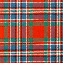 MacFarlane Clan Ancient Heavy Weight Tartan Fabric-Front