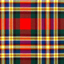 MacGill Modern Heavy Weight Tartan Fabric-Front