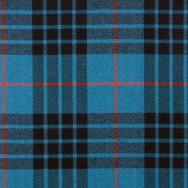 MacKay Blue Ancient Heavy Weight Tartan Fabric-Front