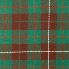MacKinnon Hunting Ancient Heavy Weight Tartan Fabric-Front