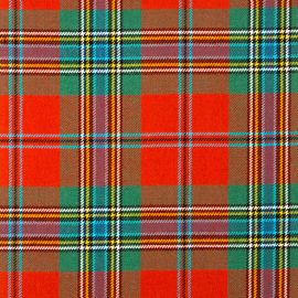 MacLean of Duart Ancient Heavy Weight Tartan Fabric-Front
