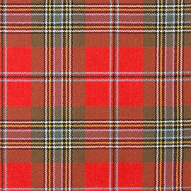 MacLean of Duart Weathered Heavy Weight Tartan Fabric-Front