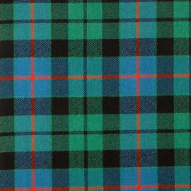 Morrison Green Ancient Heavy Weight Tartan Fabric-Front