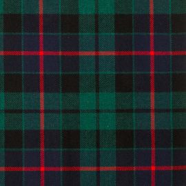 Morrison Green Modern Heavy Weight Tartan Fabric-Front