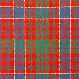 MacRae Clan Ancient Heavy Weight Tartan Fabric-Front