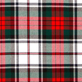 MacDuff Dress Modern Heavy Weight Tartan Fabric-Front