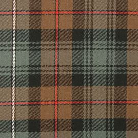 Robertson Hunting Weathered Heavy Weight Tartan Fabric-Front