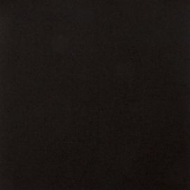 Black Modern Plain Coloured Heavyweight Tartan Fabric - Single Width