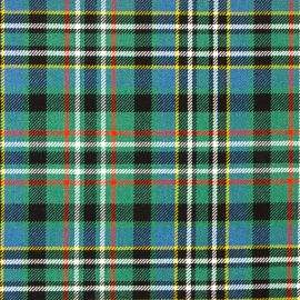 Scott Green Ancient Heavy Weight Tartan Fabric-Front