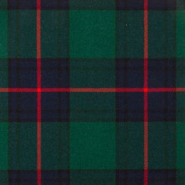 Shaw Green Modern Heavy Weight Tartan Fabric-Front