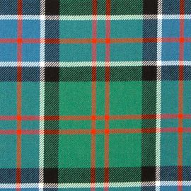 Sinclair Hunting Ancient Heavy Weight Tartan Fabric-Front