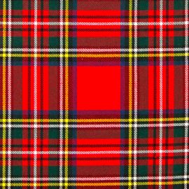 Stewart Royal Modern Heavy Weight Tartan Fabric-Front