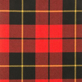 Wallace Modern Heavy Weight Tartan Fabric-Front