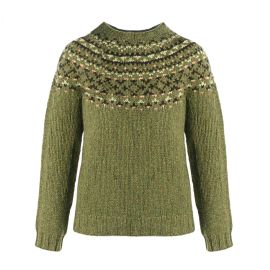 Women's Freya Raasay Fair Isle Knitted Wool Crew Neck Jumper