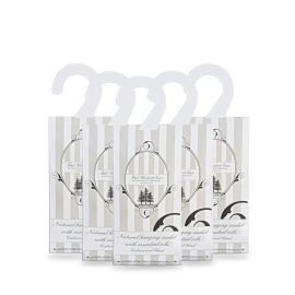 Cedarwood Blend Essential Oils Anti Moth Natural Hanging Sachets - Pack of 5