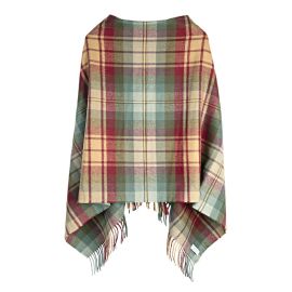 Georgia Auld Scotland Tartan Lambswool Poncho