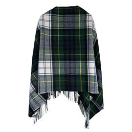 Gordon Dress Modern Tartan Lambswool Poncho