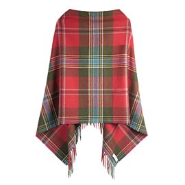 MacLean of Duart Weathered Tartan Lambswool Poncho