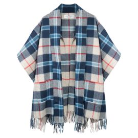 Robyn Douglas Navy Tartan Lambswool Jacket