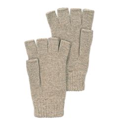 Mens Luxury Otter Cashmere Fingerless Gloves