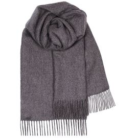 Charcoal Lambswool Stole