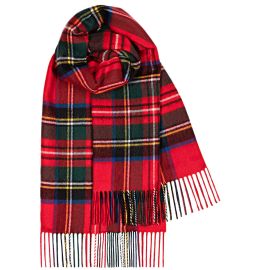 Stewart Royal Modern Tartan Lambswool Stole - Front