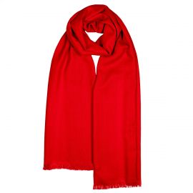 Aubrey Scarlet Luxury Cashmere Stole