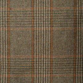 Spice Finch Windowpane Medium Weight Waverley Tweed Fabric