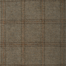 Spice Finch Windowpane Medium Weight Waverley Tweed Fabric