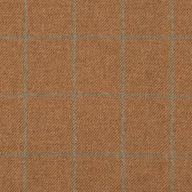 Spice Finch Windowpane Medium Weight Waverley Tweed Fabric