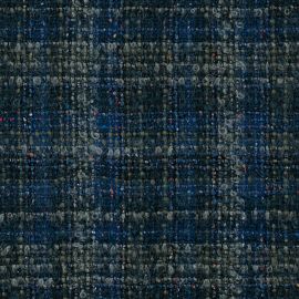 Fantasy Royal Check Wool Blend Mohair Loop Tweed Fabric