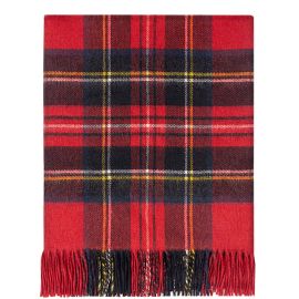 Innes Stewart Royal Modern Tartan Luxury Cashmere Blanket