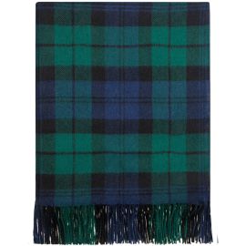 Border Black Watch Modern Tartan Lambswool Blanket