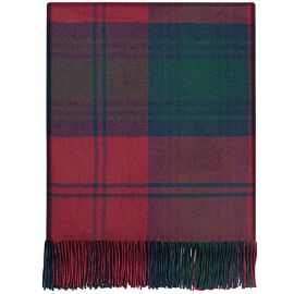 Lindsay Modern Tartan Lambswool Blanket