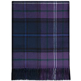 Border Scotland Forever Modern Tartan Lambswool Blanket