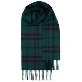 Bowhill Austin Modern Tartan Lambswool Scarf