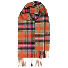 Bowhill Bruce of Kinnaird Ancient Tartan Lambswool Scarf