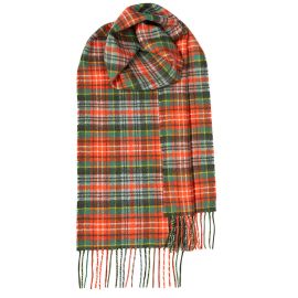 Bowhill Caledonia Ancient Tartan Lambswool Scarf