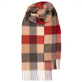 Bowhill Red Buffalo Lambswool Scarf