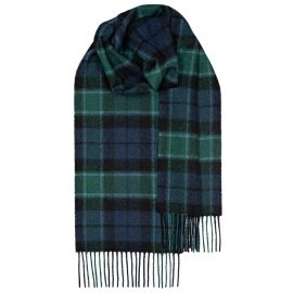 Bowhill Graham of Menteith Modern Tartan Lambswool Scarf