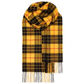 Bowhill MacLeod Dress Modern Tartan Lambswool Scarf