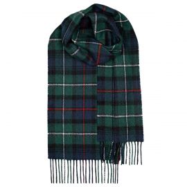 MacKenzie Modern Tartan Lambswool Scarf