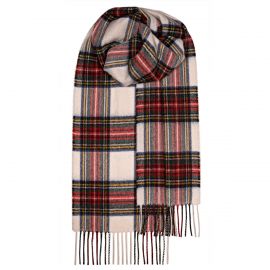 Stewart Dress Modern Tartan Lambswool Scarf