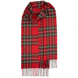 Stewart Royal Modern Tartan Lambswool Scarf