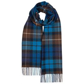 Darwin Buchanan Blue Luxury Oversized Lambswool Scarf