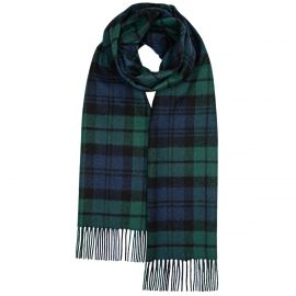 Darwin Black Watch Modern Luxury Oversized Lambswool Scarf 