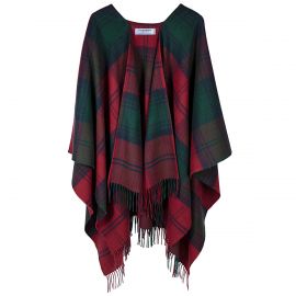 Lindsay Modern Tartan Lambswool Serape